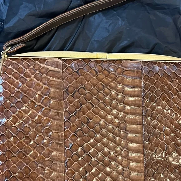 Genuine Python Handbag - Picture 2 of 16